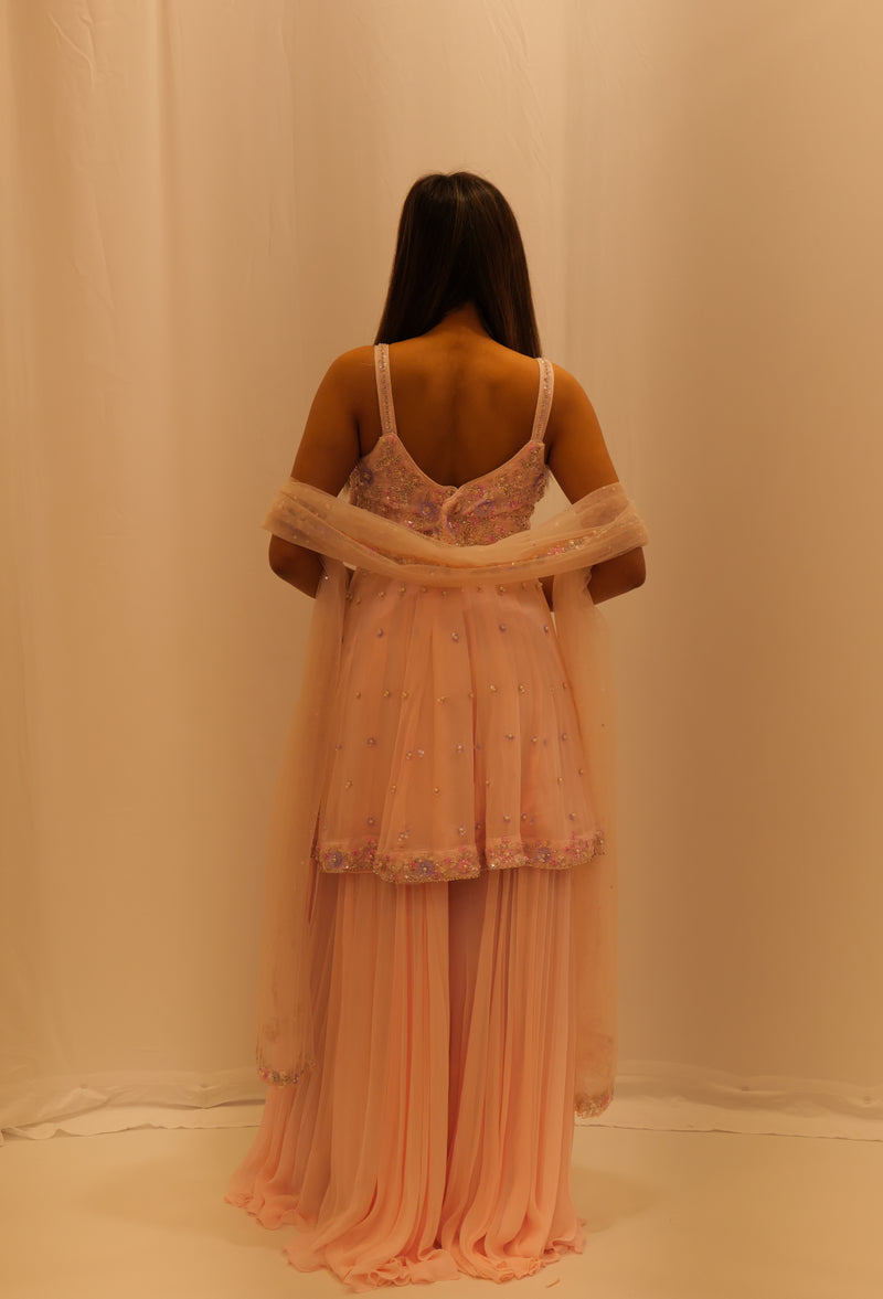 BABY PINK SHARARA