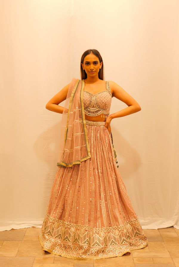 LILAC LEHENGA