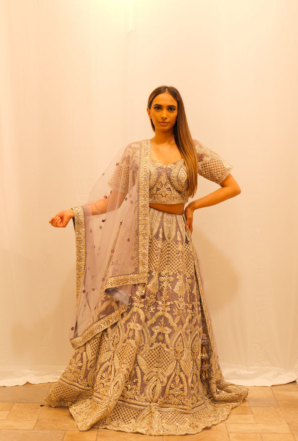LILAC ZARDOSI LEHENGA
