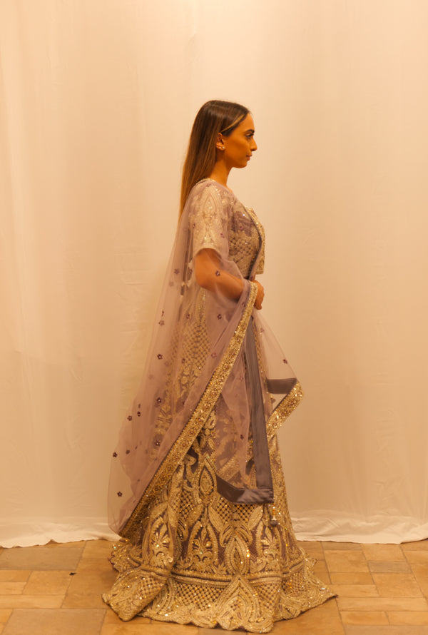 LILAC ZARDOSI LEHENGA