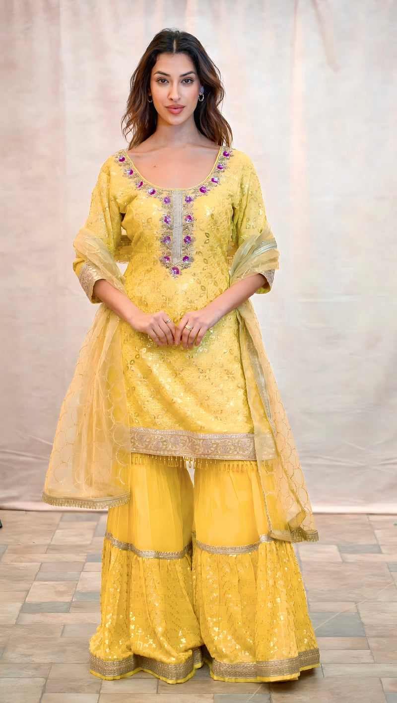 YELLOW SHARARA
