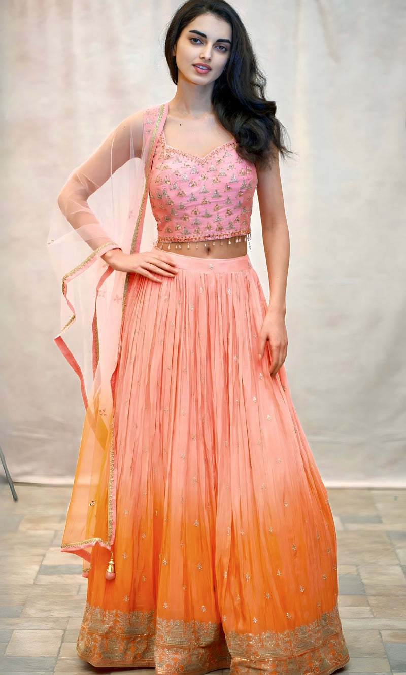 TIE-DYE LEHENGA