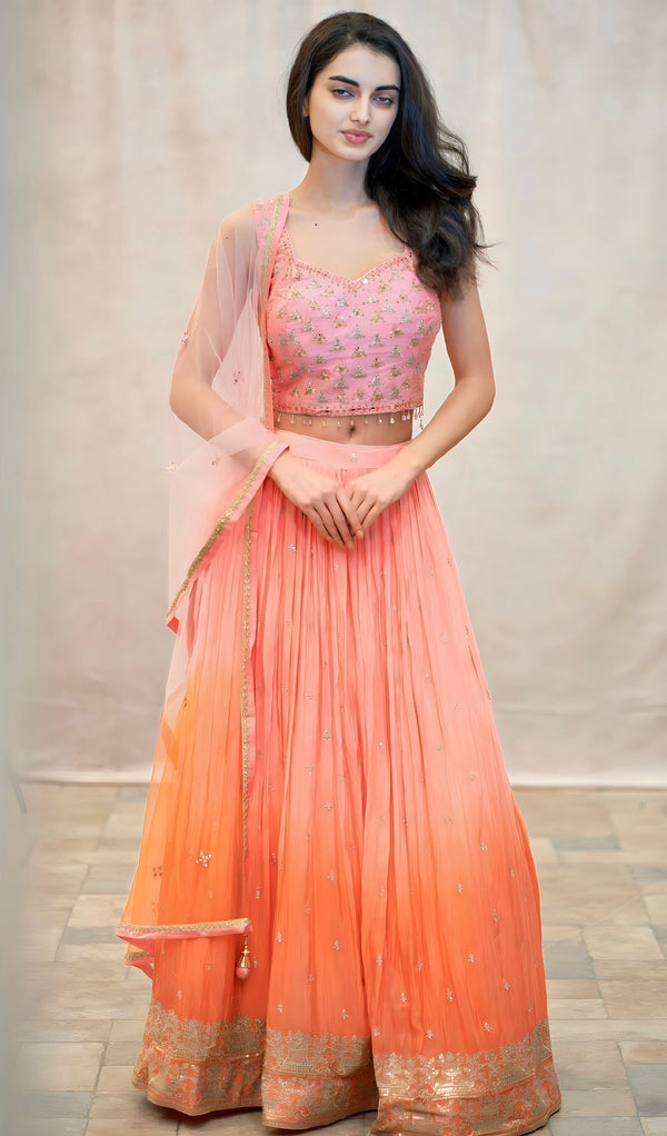 TIE-DYE LEHENGA