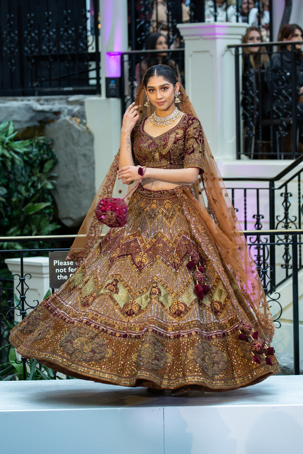 ANTIQUE BRIDAL LEHENGA