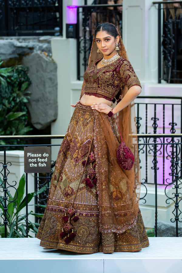 ANTIQUE BRIDAL LEHENGA