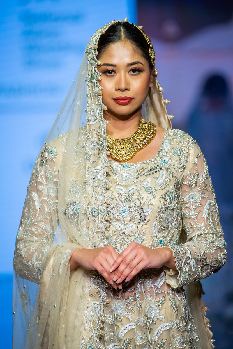 GOLD PEPLUM LEHENGA