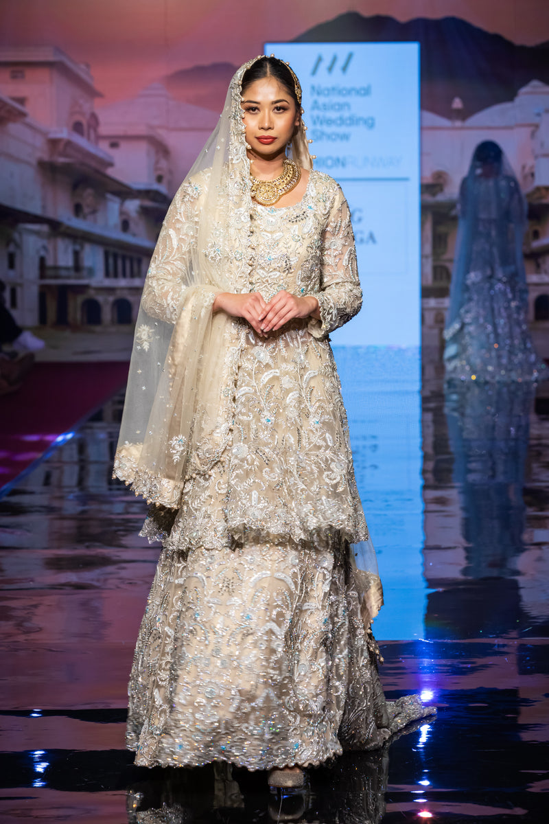 GOLD PEPLUM LEHENGA