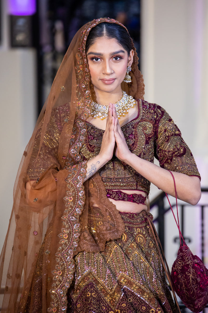 ANTIQUE BRIDAL LEHENGA