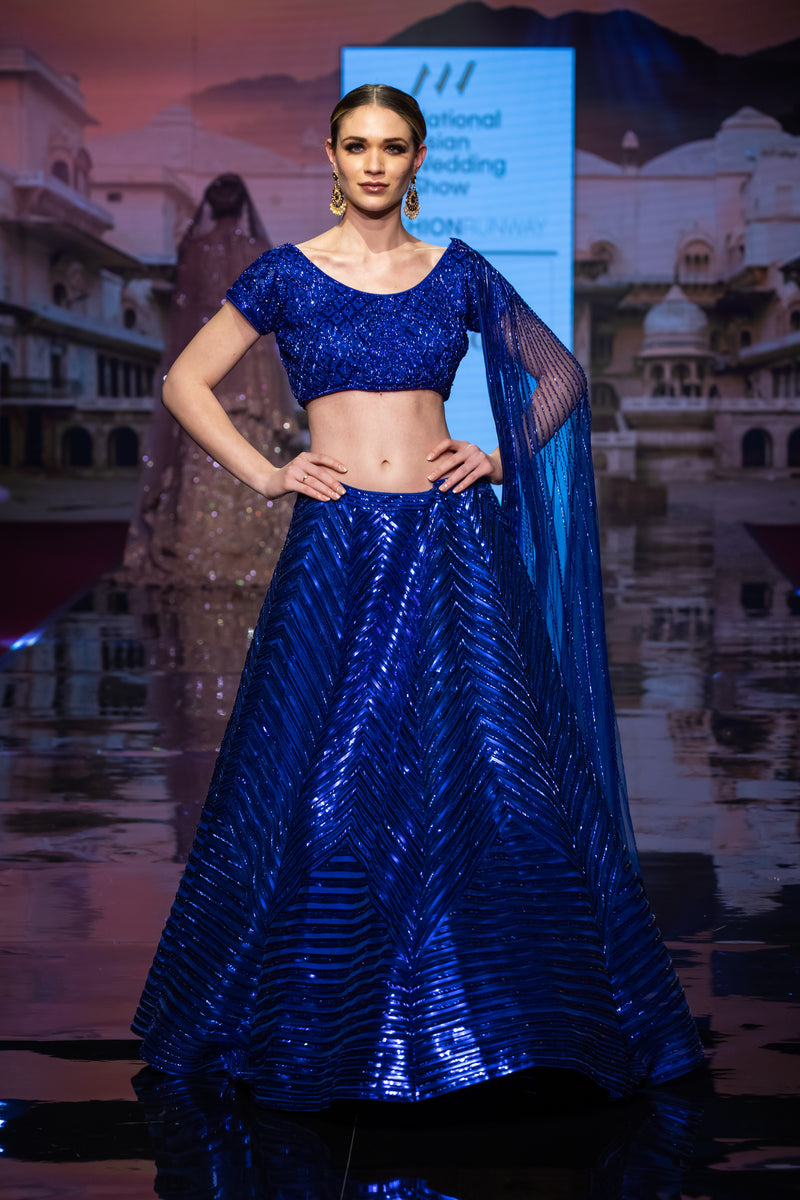 ELECTRIC BLUE LEHENGA